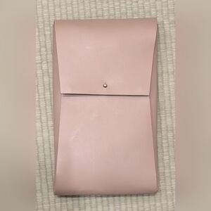 UNUSED Nappa Dori Bar Drinking Set Leather Case Brass Hardware